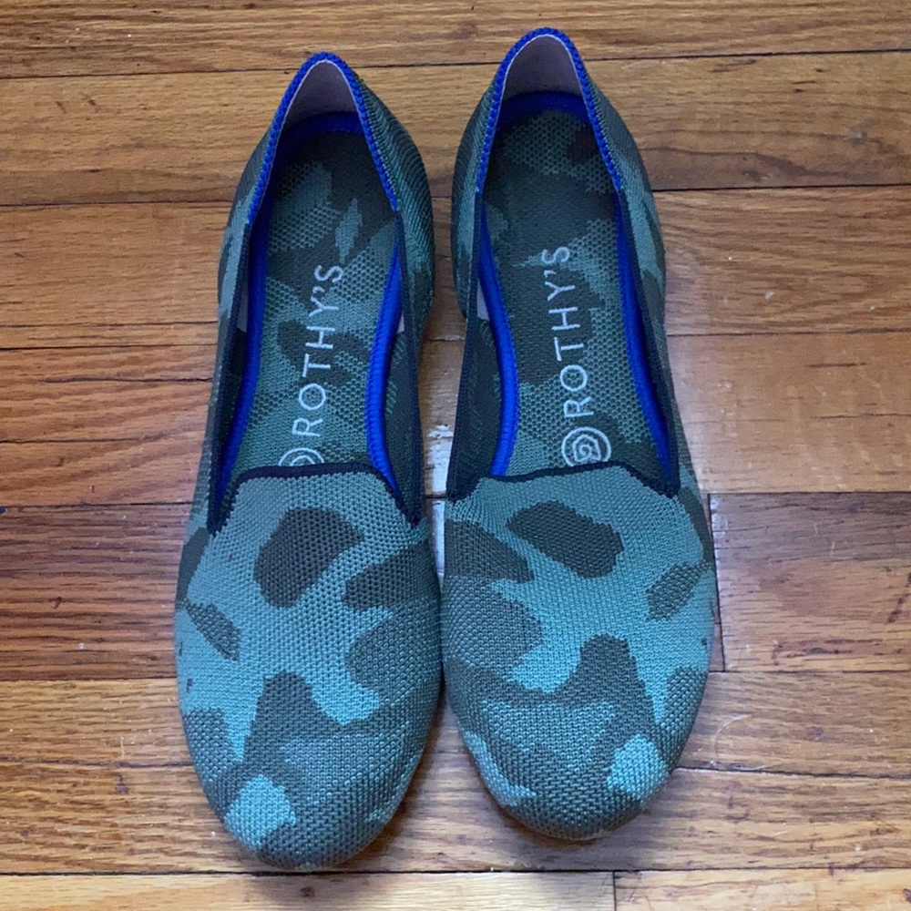 Rothy’s Camo Loafer Shoe Size 7 GUC